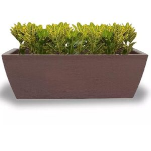 Jardineira Polietileno Vaso Decorativo para Plantas, Jardins e Diversos Ambientes 27X84