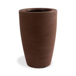 VASO POLIETILENO CONE GRAFIATO PREMIUM DECORATIVO PARA PLANTAS E JARDINS