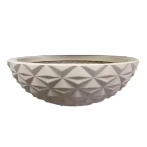 Bacia Berlian Gold Polietileno Vaso Decorativo 3D para Plantas, Jardins e Ambientes