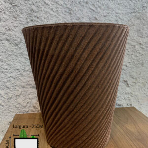 VASO COLUNA REDONDA LINEAR VERTICAL PARA JARDINS E AMBIENTES